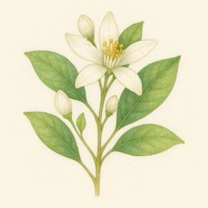 Vela de flor de azahar
